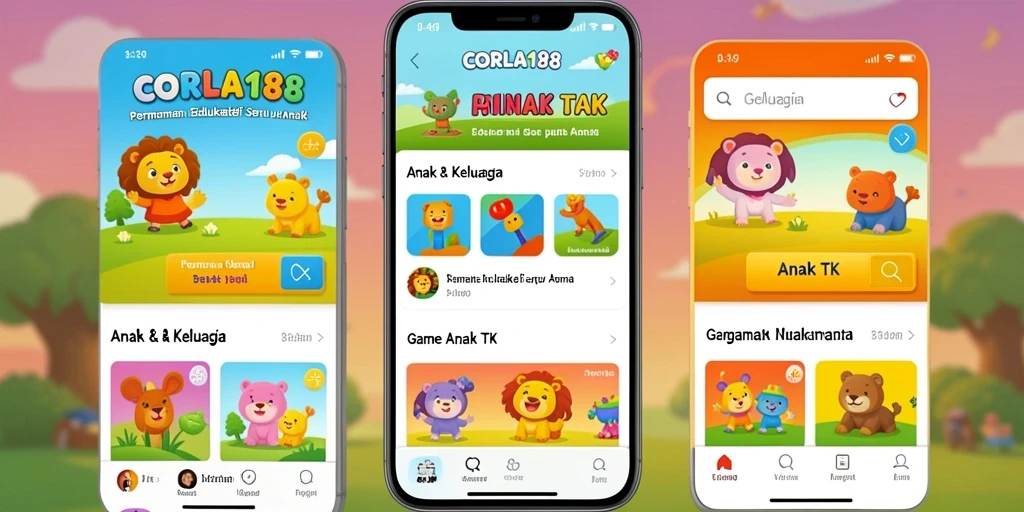 Tampilan antarmuka permainan edukatif CORLA188 yang menarik.